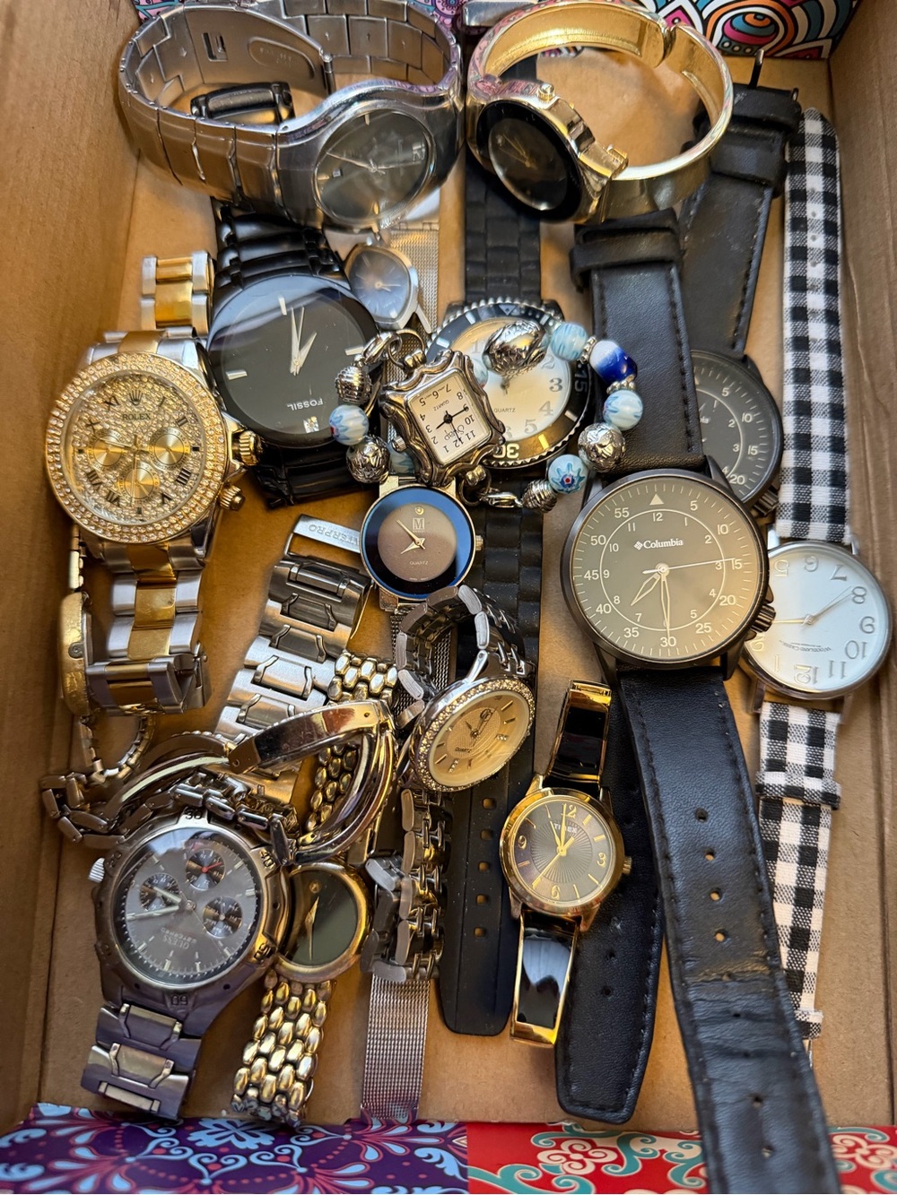 Mixed Women’s Watch Lot - Black and Gold Styles
